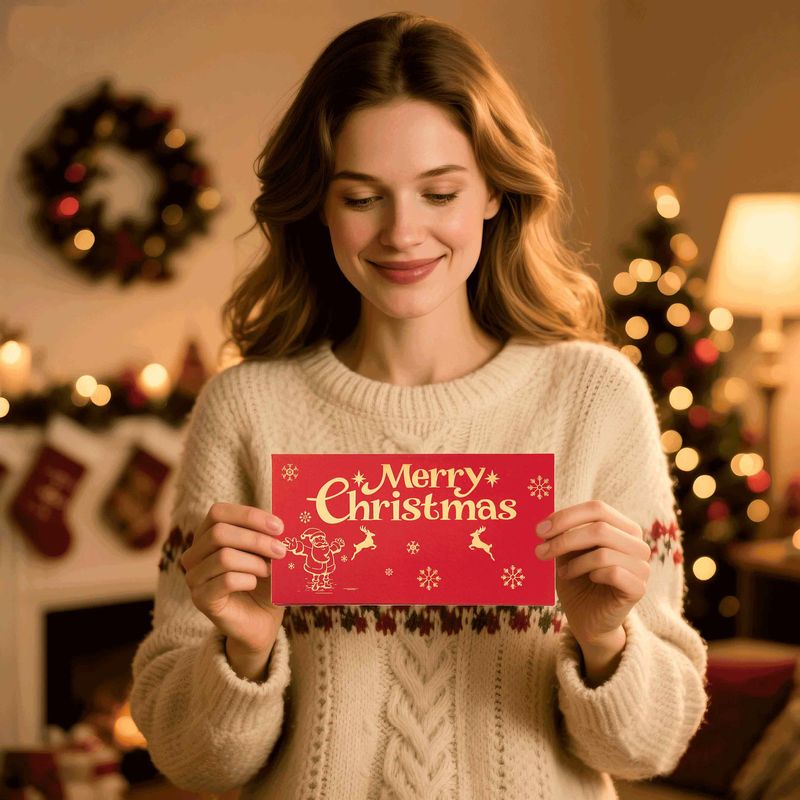 Folding red envelope