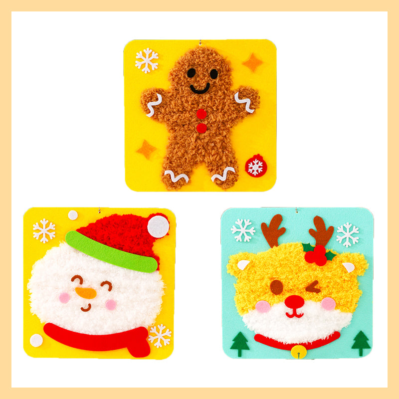 Christmas DIY Embroidery Doll Set