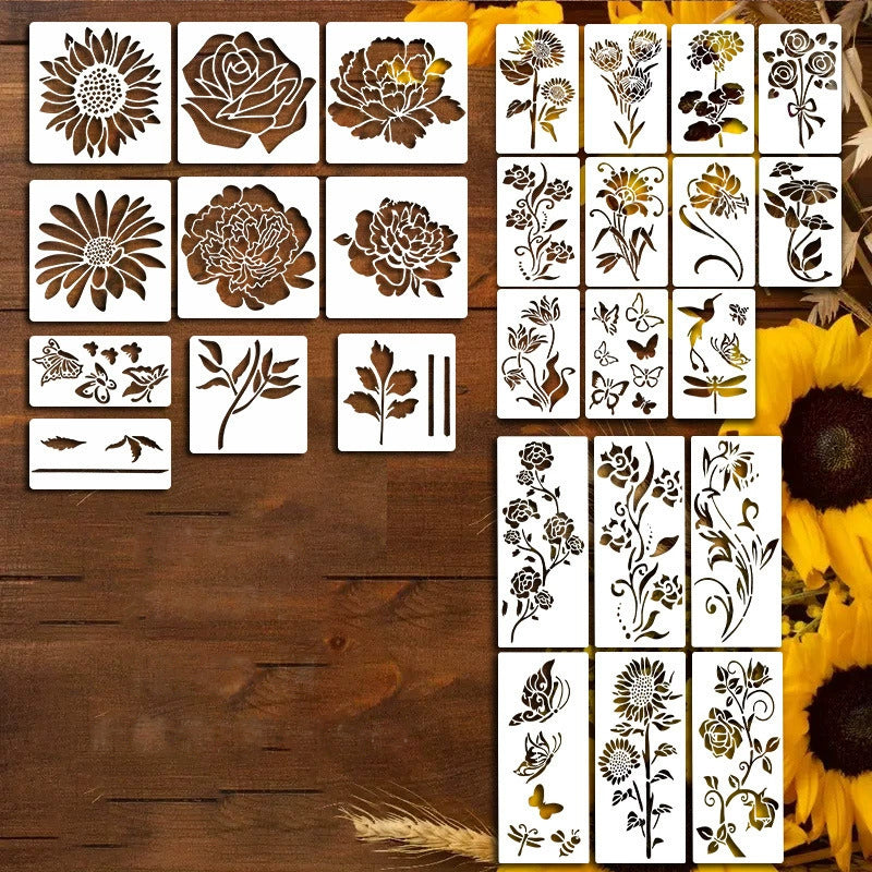 💐Garden Fence Large Flower Template🌻DIY Decoration