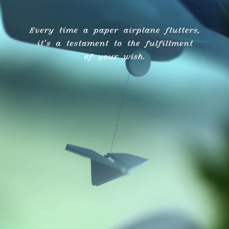 Hanging Car Air Freshener Paper Airplane