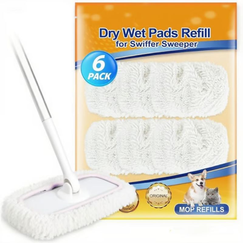 Reusable mop pad