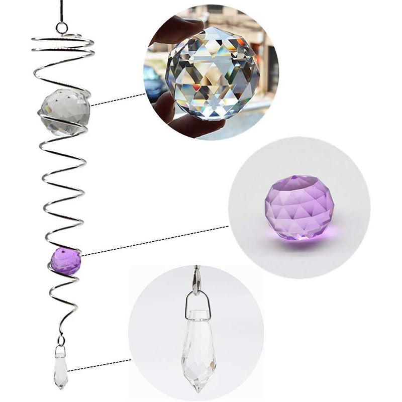 Sacred Journey Spiral Crystals Handcrafted