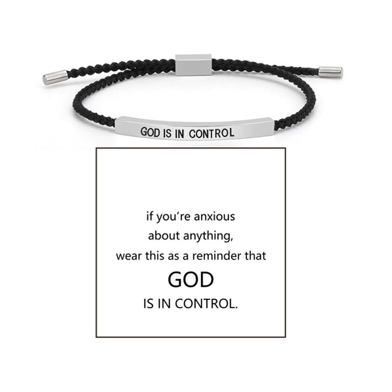 πβ¨ Inspire Bracelet "God Controls Everything" π