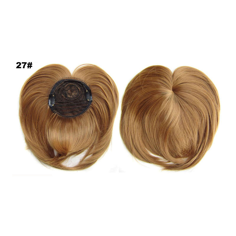 Heart-shaped bangs wig