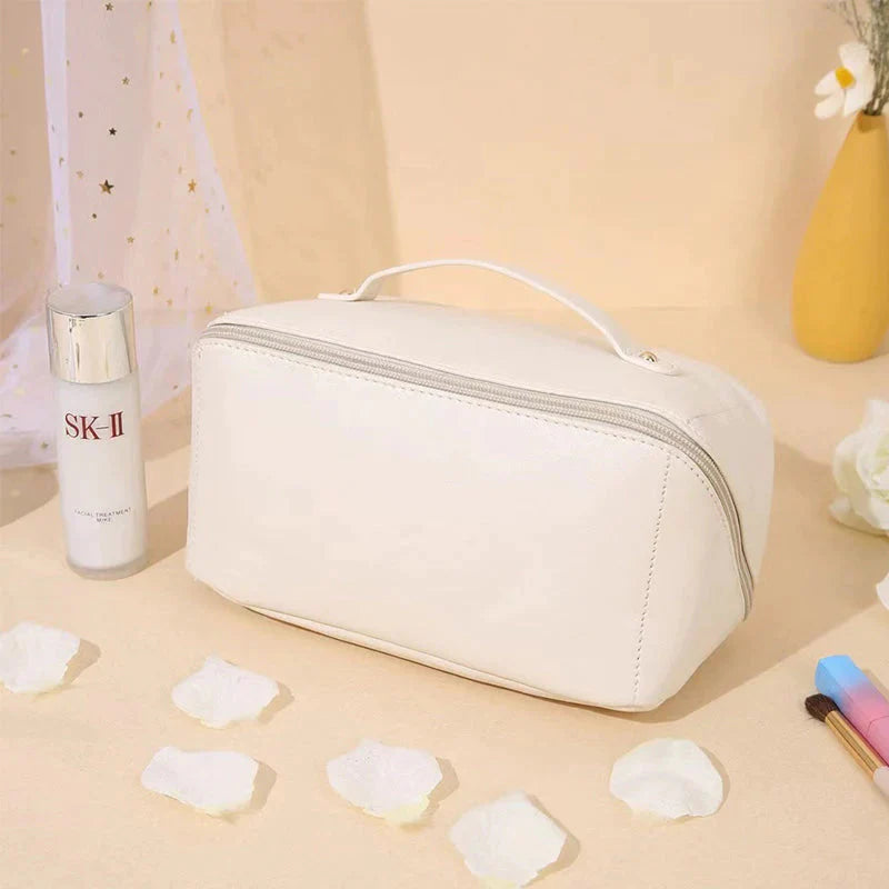 Large capacity makeup bag for travel