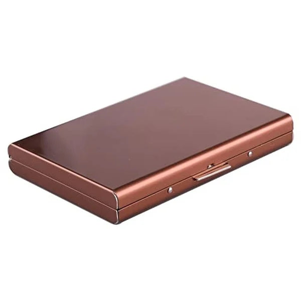 Ultra-thin anti-theft brush anti-demagnetization metal card case