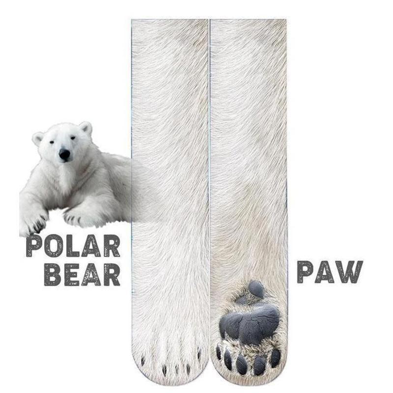 Flurry 3D Animal Paw Socks