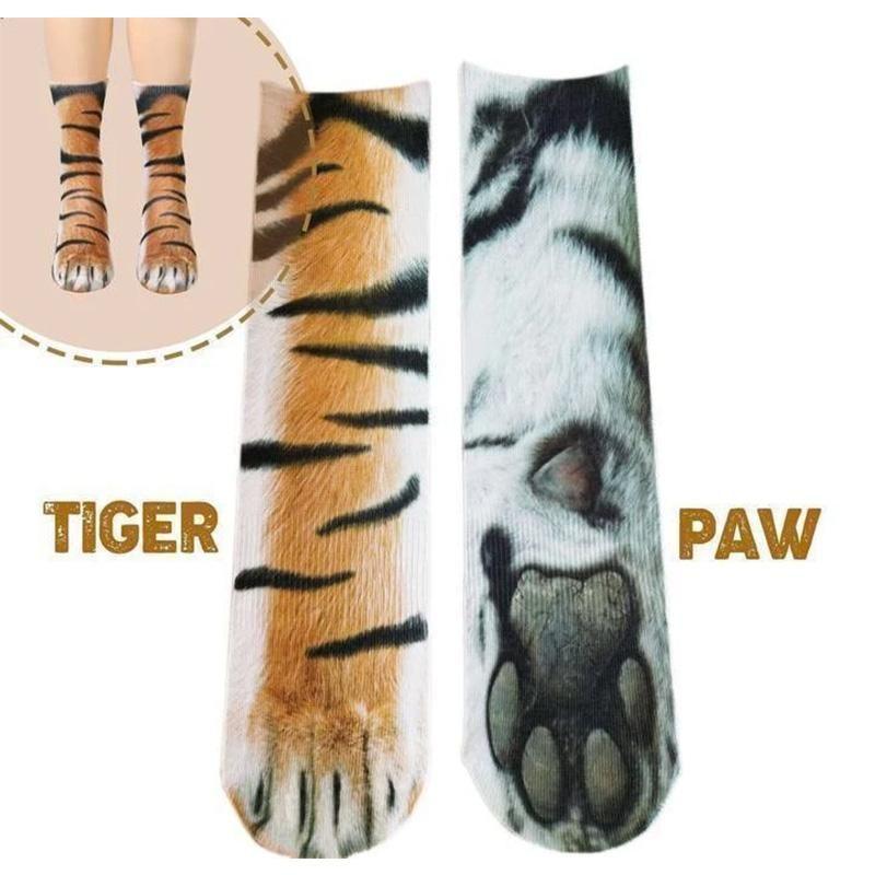 Flurry 3D Animal Paw Socks