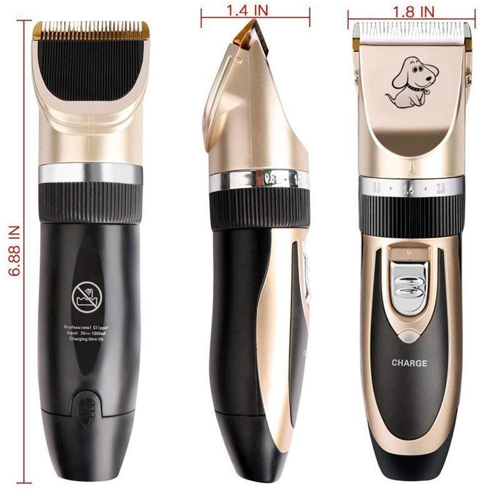 Professional rechargeable animal hair trimmer