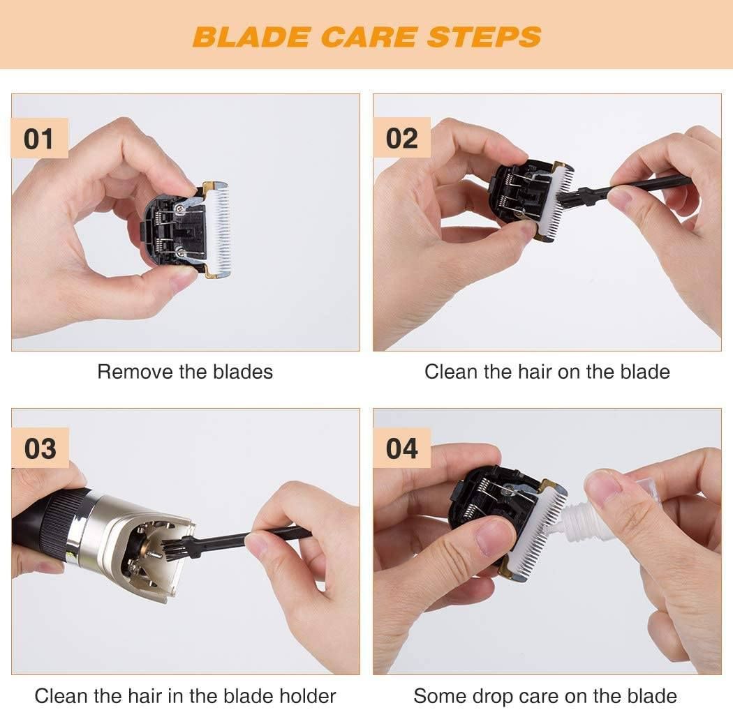 Professional rechargeable animal hair trimmer