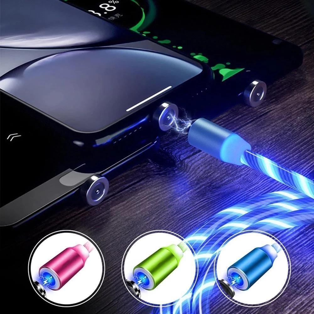 LED Magnetic USB Charging Cable