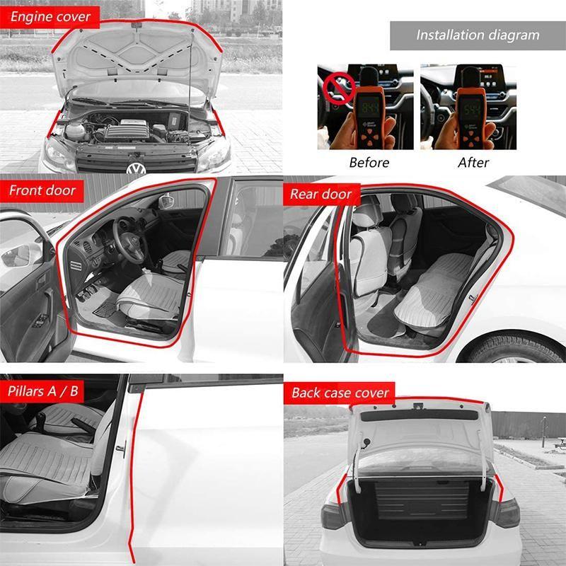 Car Door Edge Protectors Sealing Strips