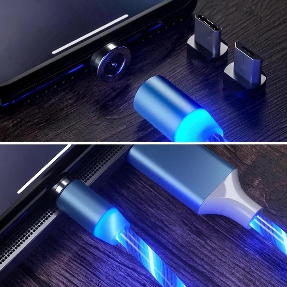 LED Magnetic USB Charging Cable