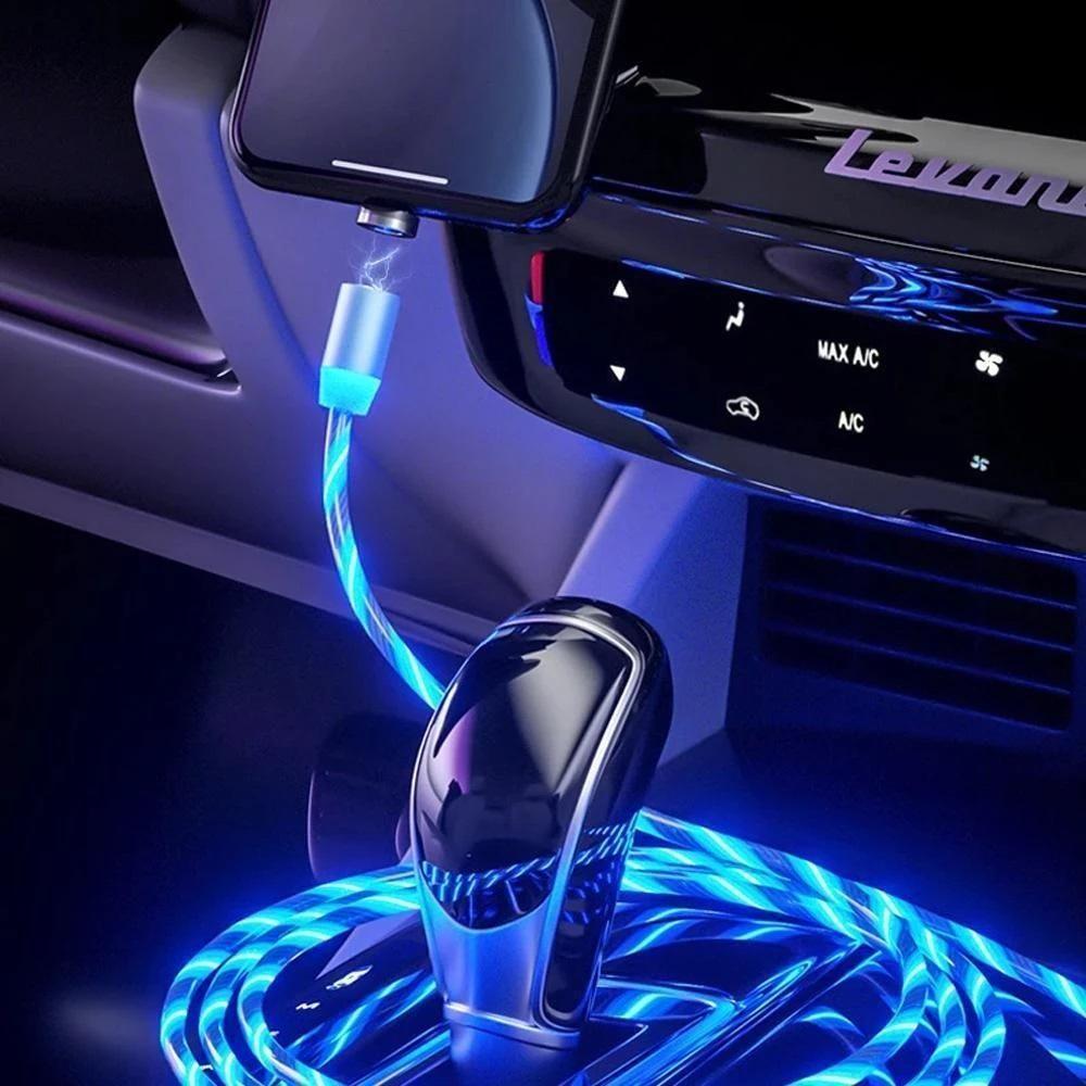 LED Magnetic USB Charging Cable
