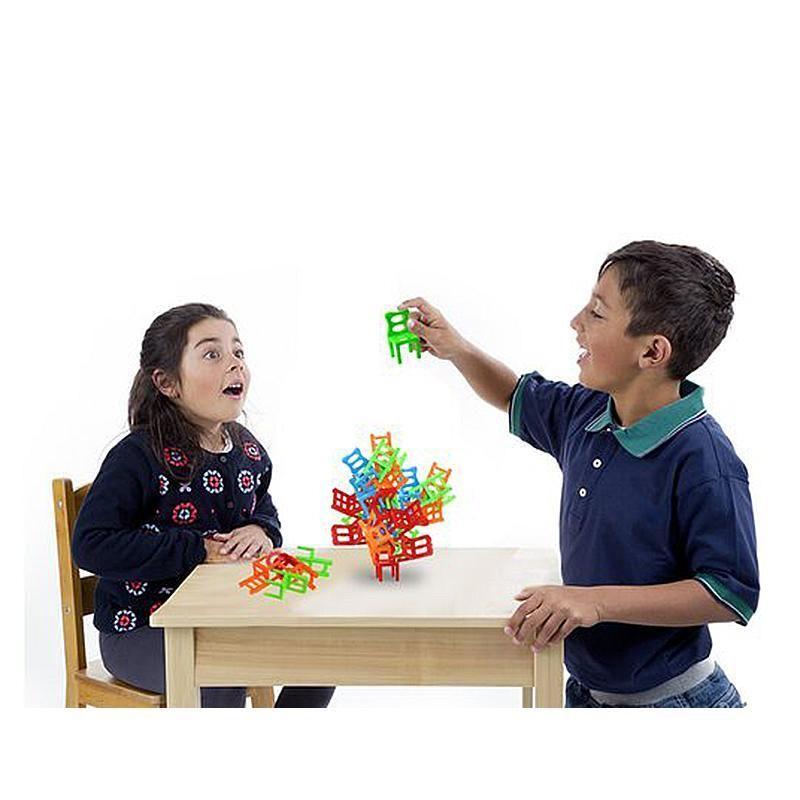 Chairs Stacking Tower Balancing Game