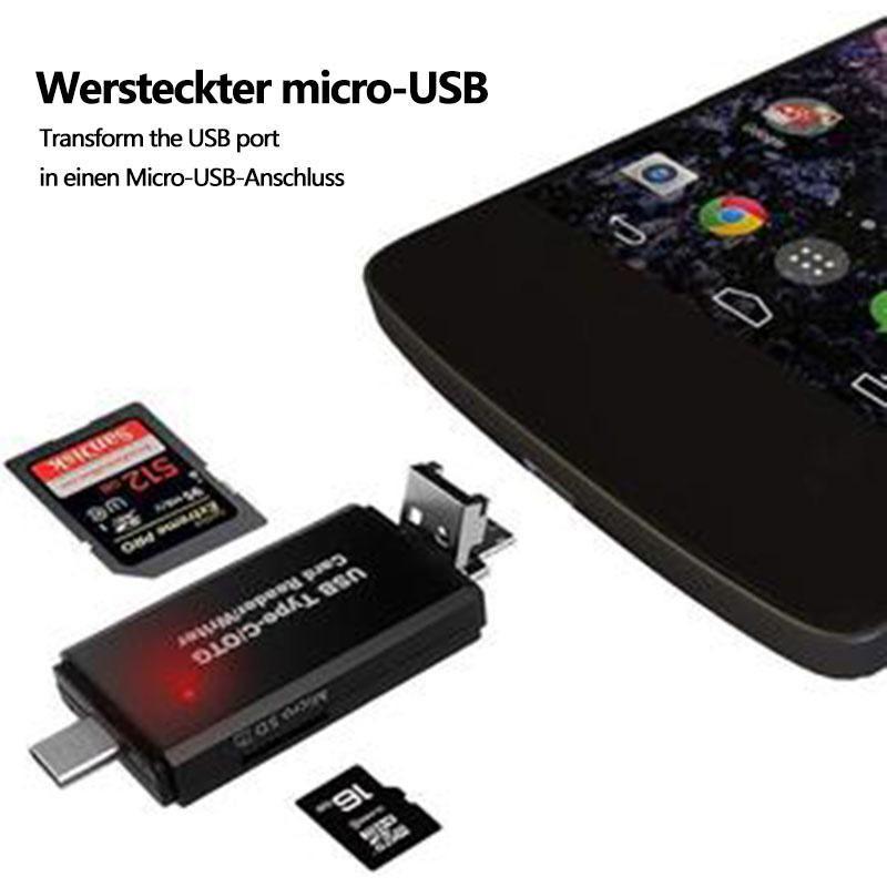 3-in-1 card reader