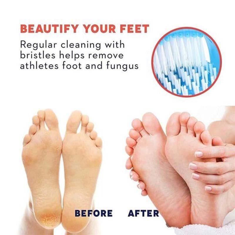 Safety Foot Shower Scrubber Massager Slipper