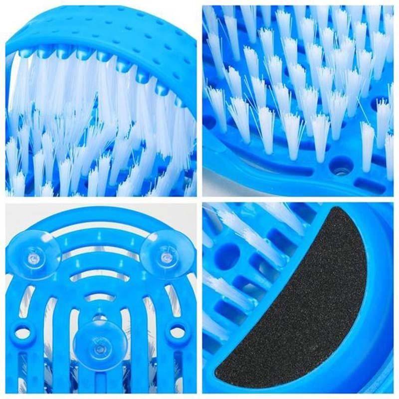 Safety Foot Shower Scrubber Massager Slipper