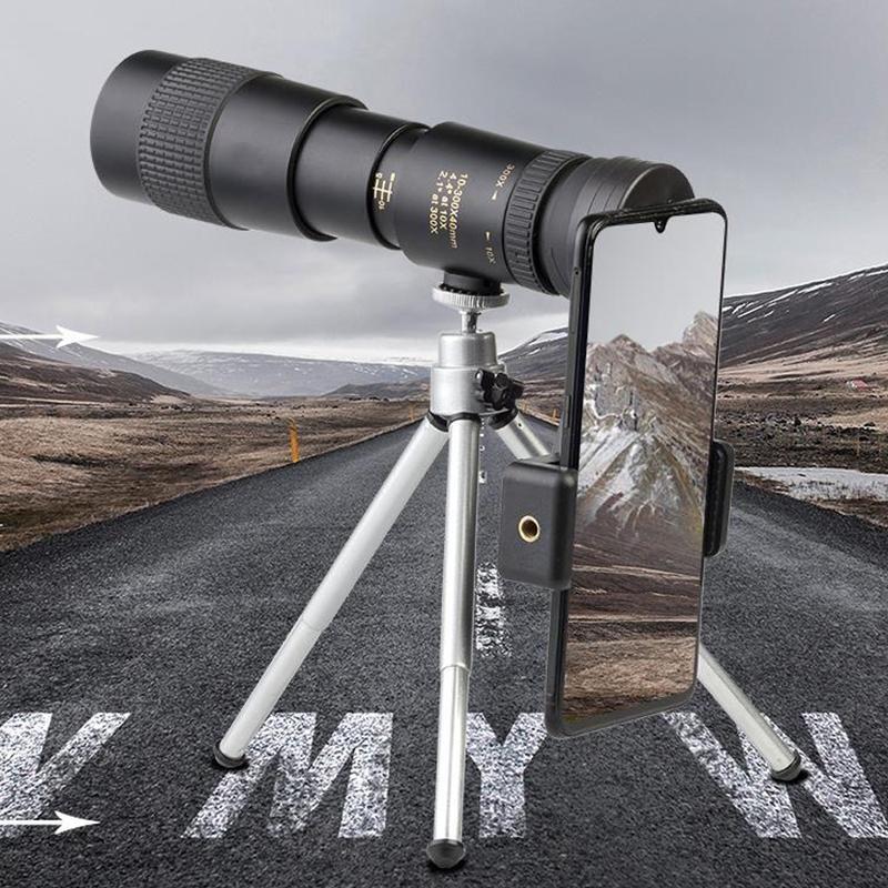 4K 10-300X40mm Super Telephoto Zoom Monocular Telescope