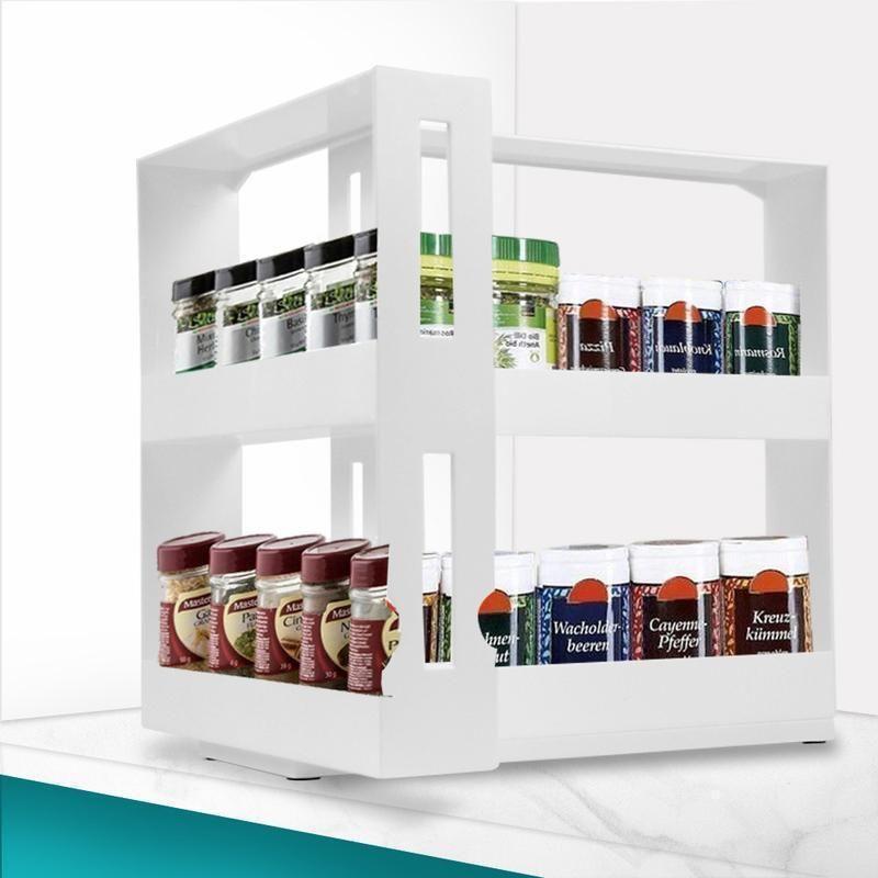 Rotatable multifunction storage rack