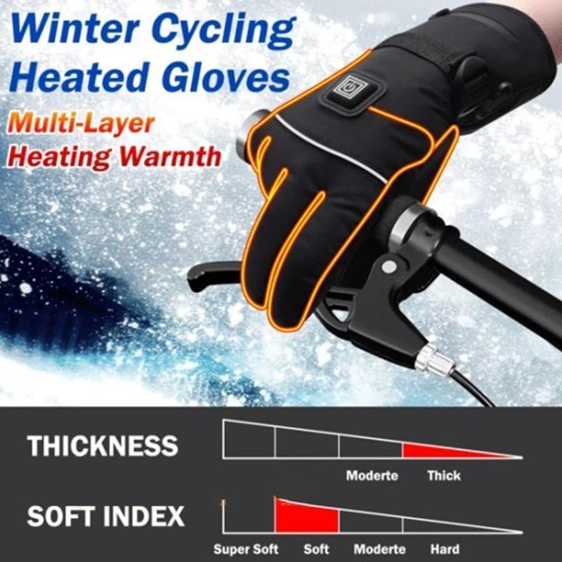 Electric Battery Heating Gloves Adjustable Temperature for Men/Women