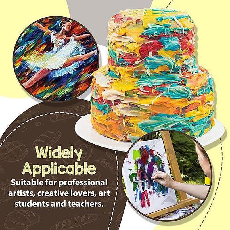 5Pcs Stainless Steel Baking Pastry Spatulas