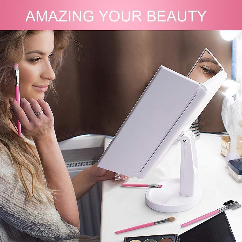 Lighted Makeup Vanity Mirror, 24LED