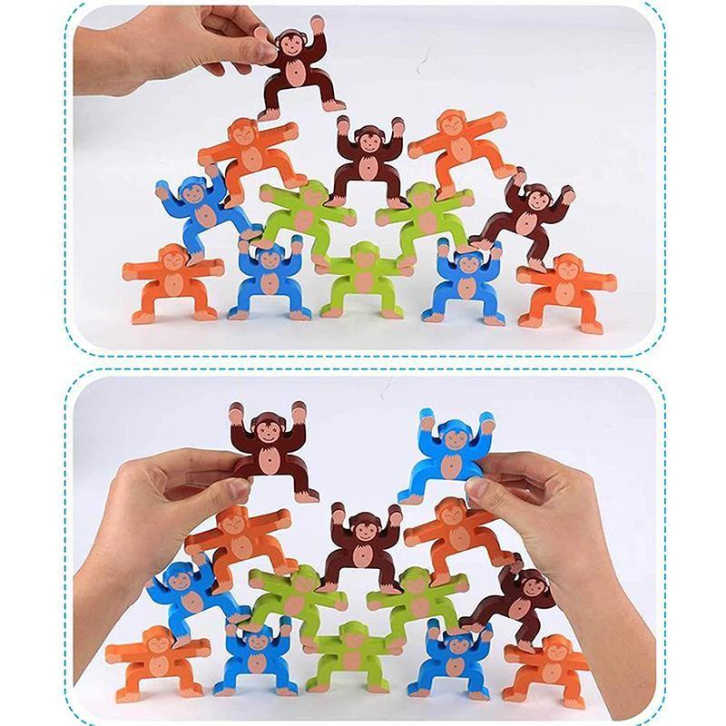 Balance Stacking Blocks Wooden Games