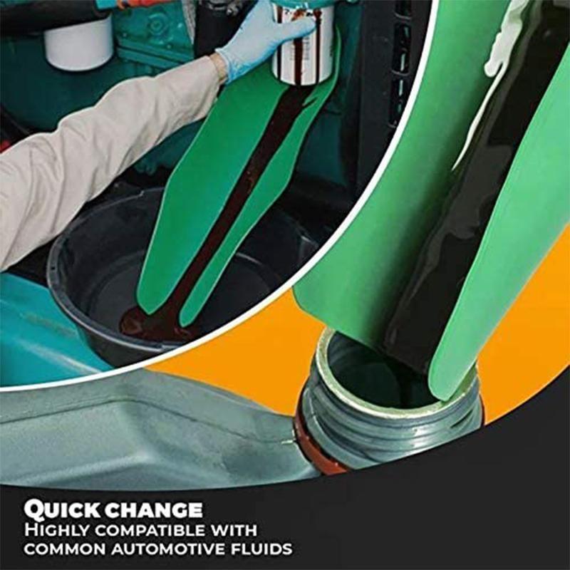 Flexible Draining Funnel Tool