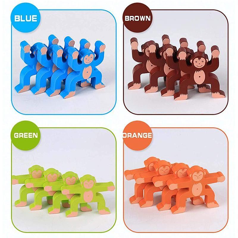 Balance Stacking Blocks Wooden Games