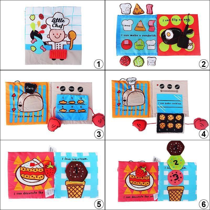3D Activity Quiet Book - Chef, Bath, Potty Time