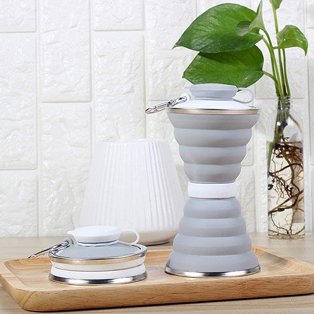 Sports outdoor silicone kettle folding cup