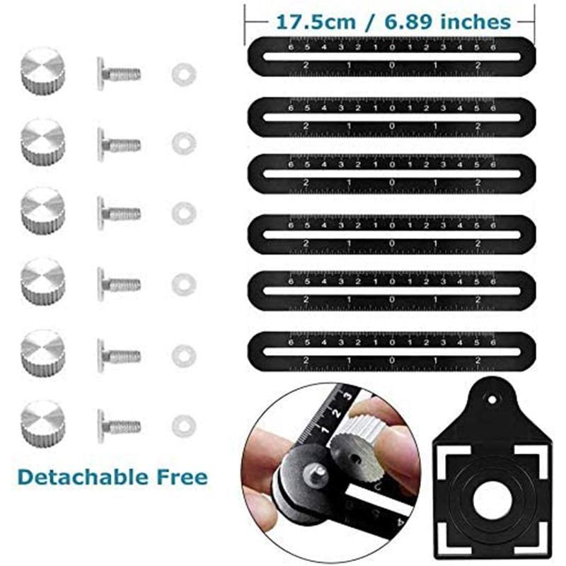 6-Sided Multi Angle Measuring Ruler