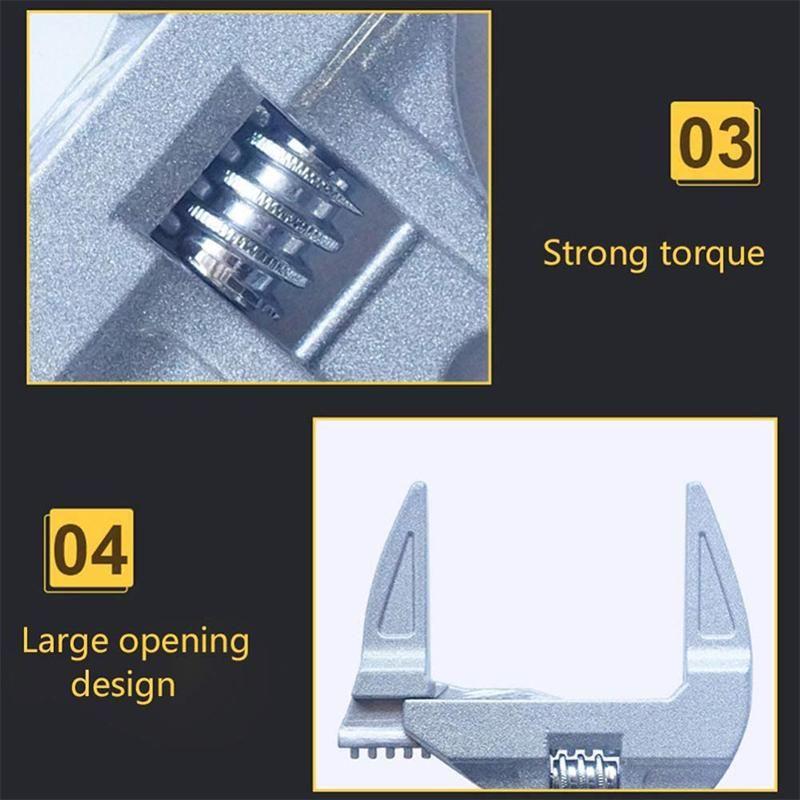 Open-End Wide Adjustable Wrench