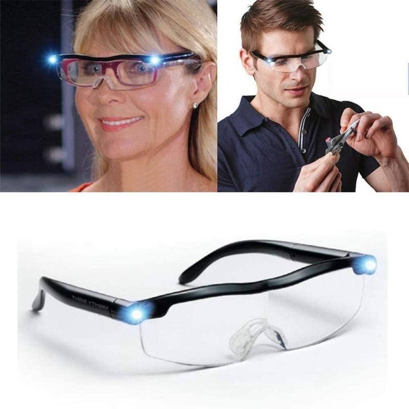 Eyeglasses with LED Light Magnifying Glasses