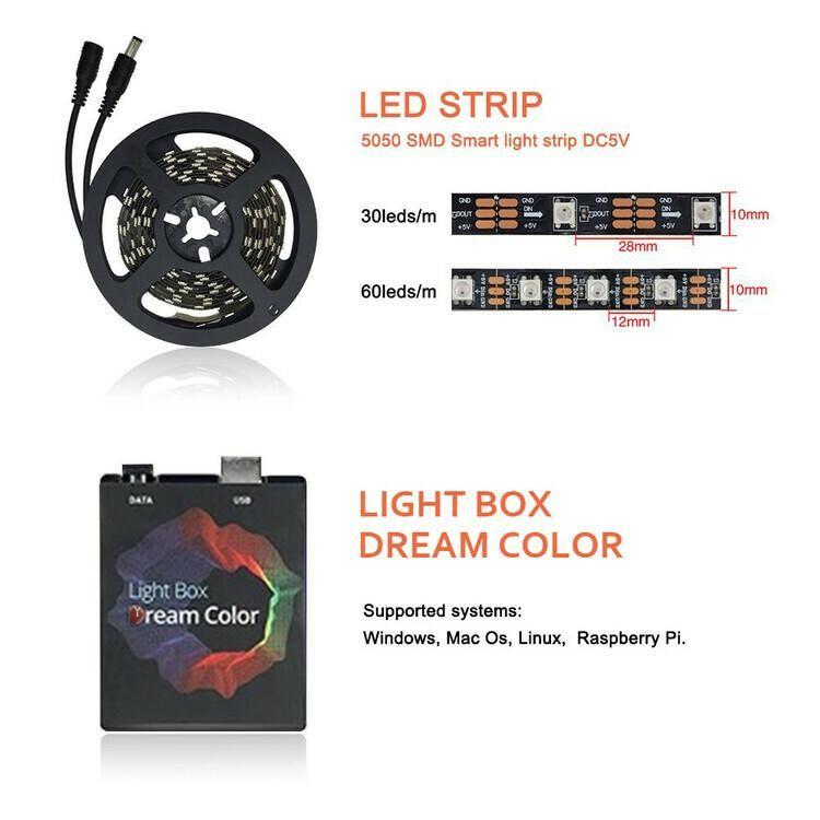 TV PC Dream Screen USB LED Strip