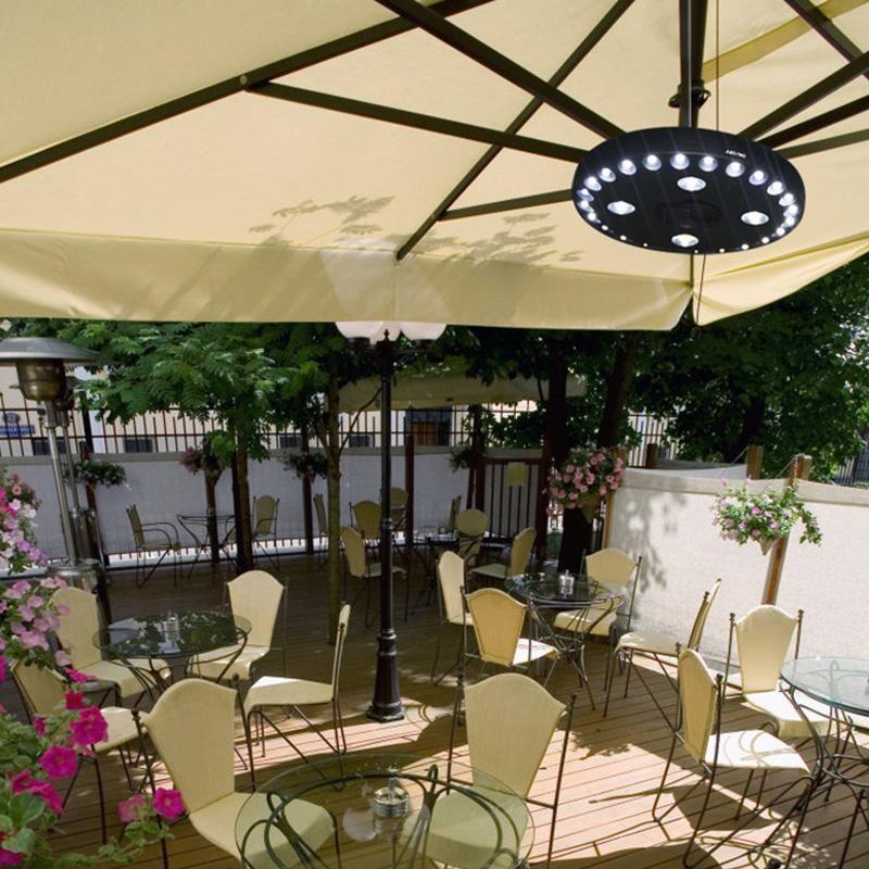 Patio Umbrella Light Pole Mounted