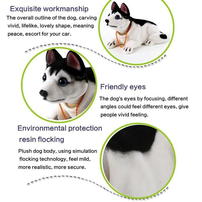 Car Ornaments Shaking His Head Dog