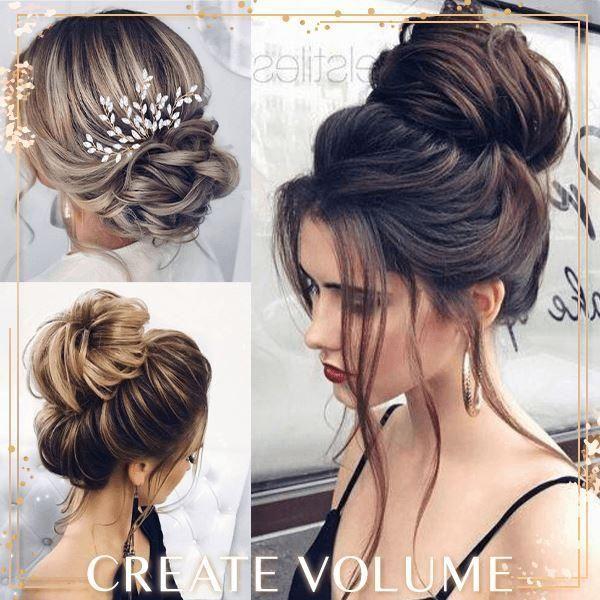 Fluffy Effect Fashionable Hair Bun