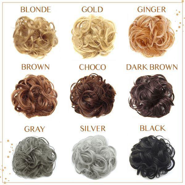 Fluffy Effect Fashionable Hair Bun