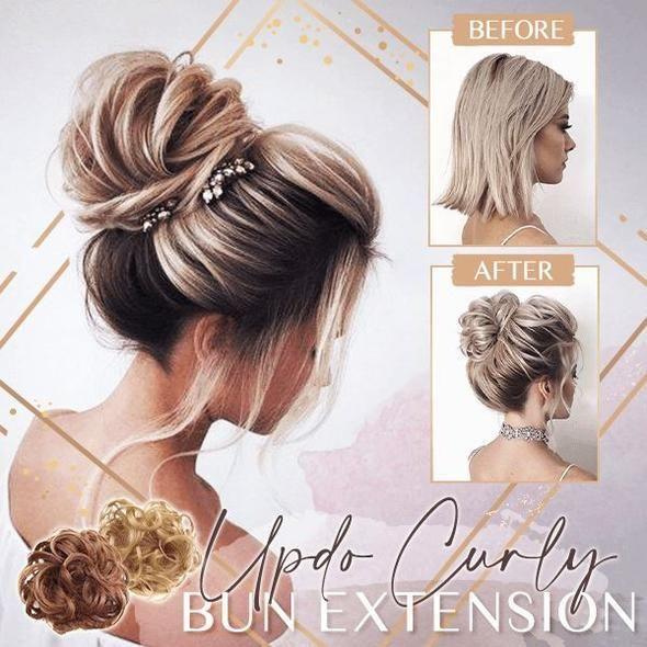 Fluffy Effect Fashionable Hair Bun