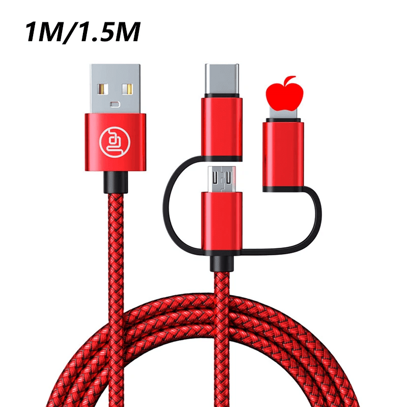 3 in 1 Universal Charging Cable