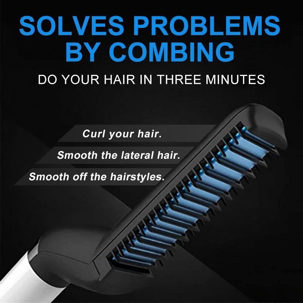 Men Beard & Hair Straightening Comb