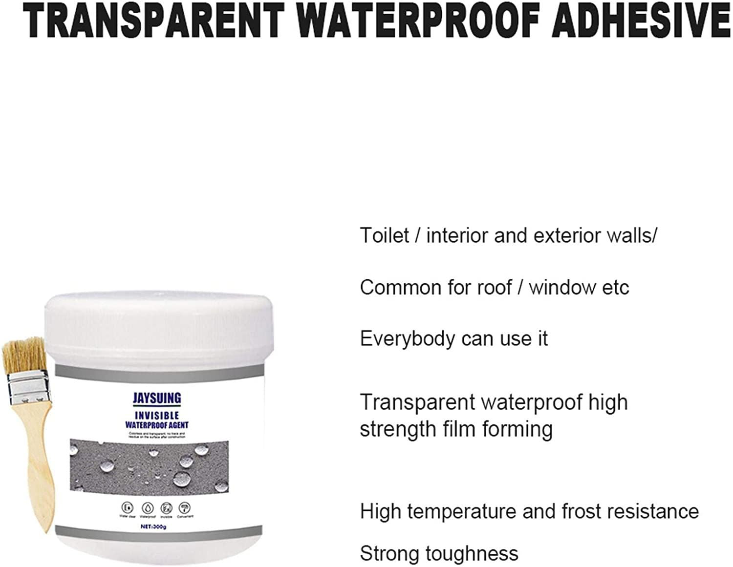 TRANSPARENT WATERPROOF COATING AGENT