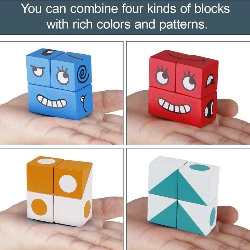 Puzzle Building Cubes