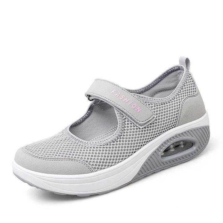 Women's stretchable breathable lightweight walking shoes