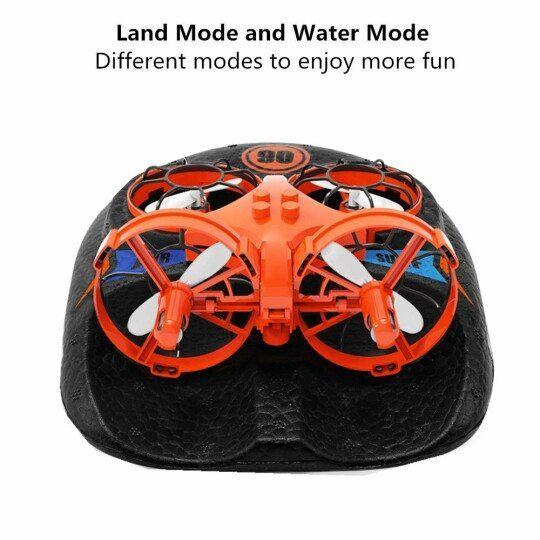 Water, land and air three-in-one drone flying toy