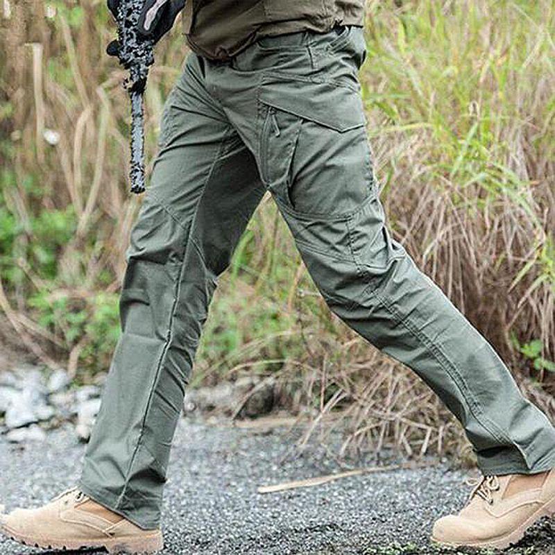 Men's waterproof tactical pants with pockets