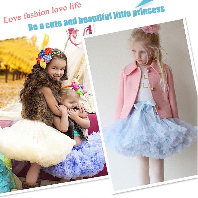 Baby Girls Tutu Skirt  Princess Fluffy Soft Tulle Ballet Birthday Party Pettiskirt