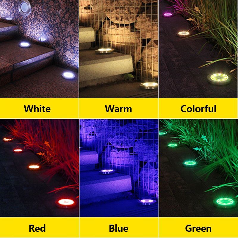 Solar Powered Floor Path LED Light
